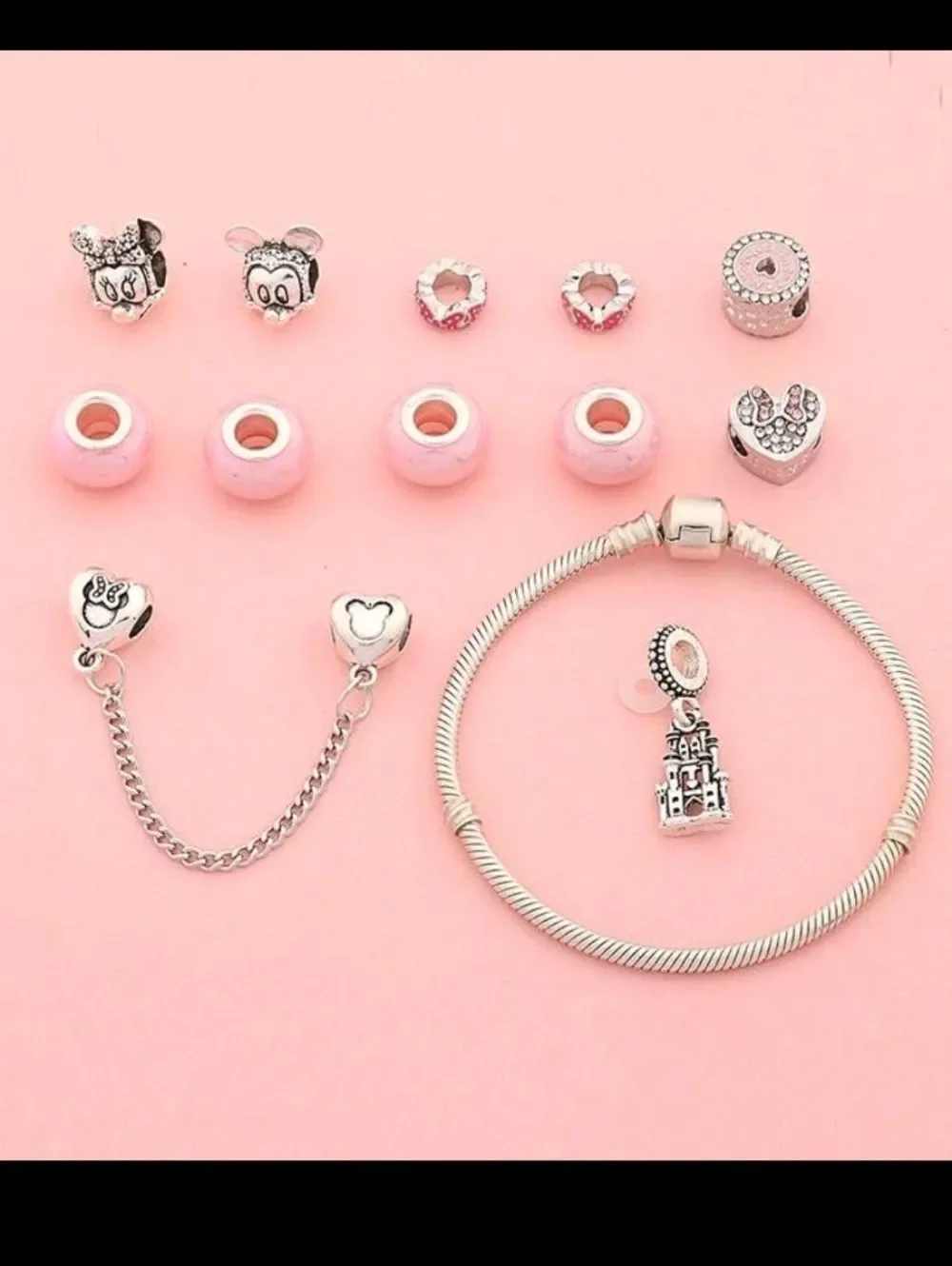 Disney bracelet pink